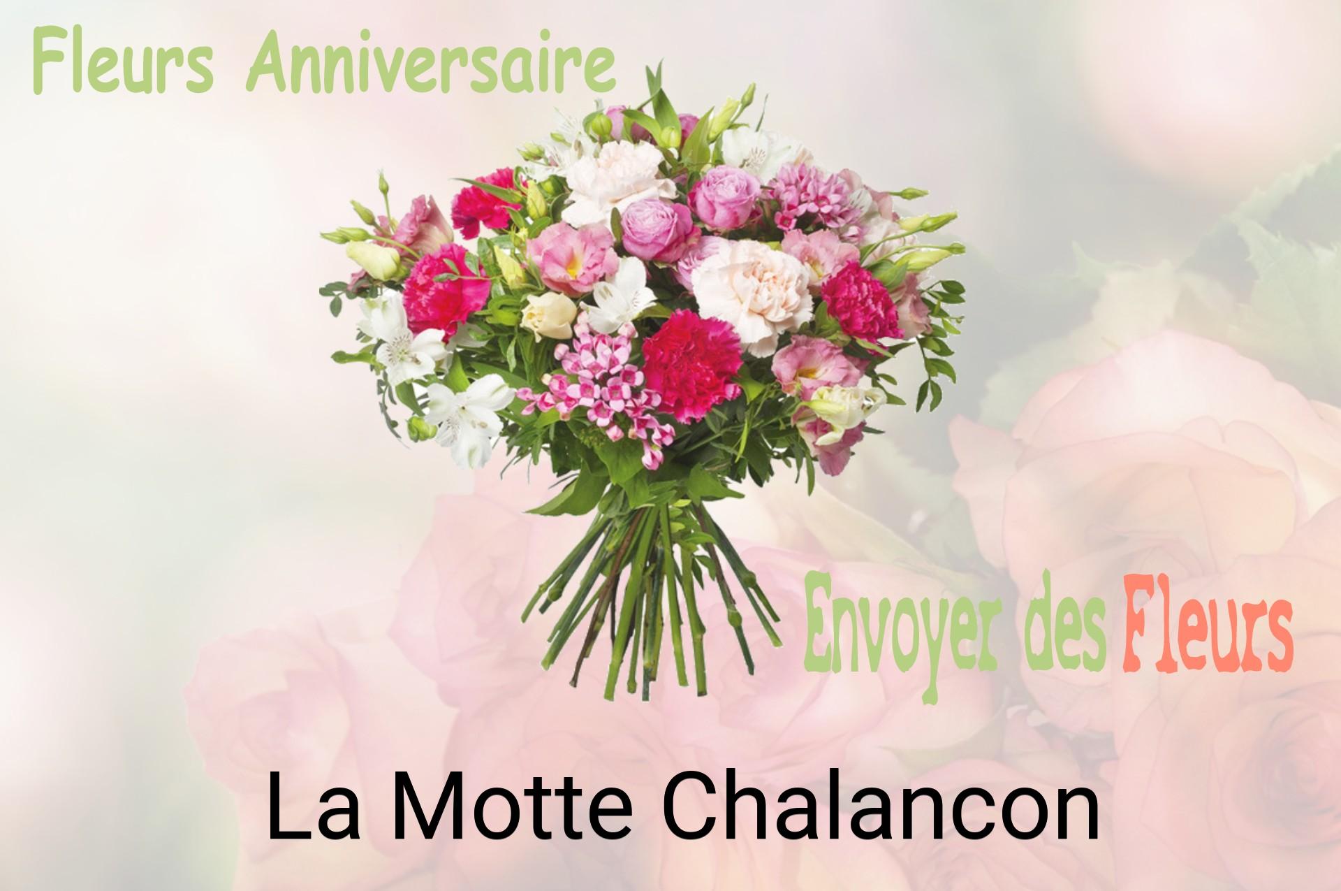 Bouquet de fleurs d’anniversaire livré à La Motte-Chalancon