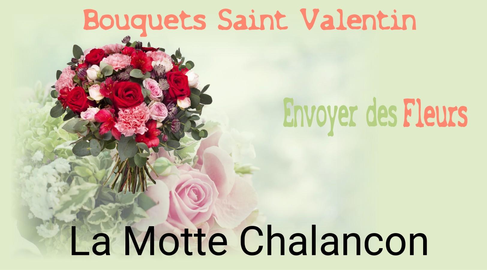 Roses de Saint-Valentin livrées à La Motte-Chalancon